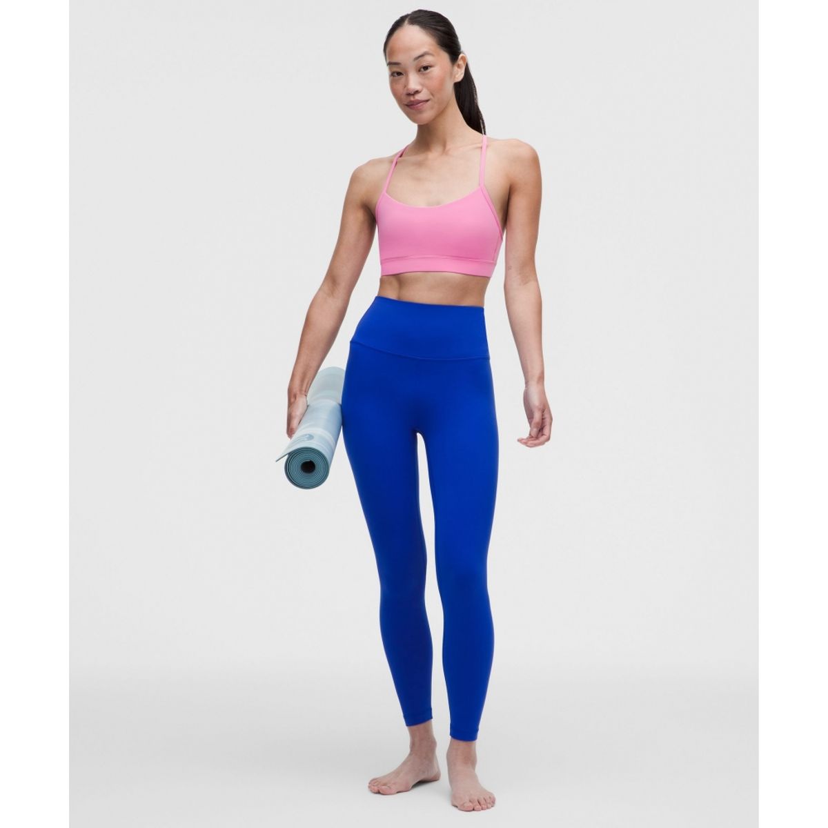 룰루레몬(LULULEMON) 플로우 Y 브라 Nulu *라이트 서포트, B C컵 아시아 핏
