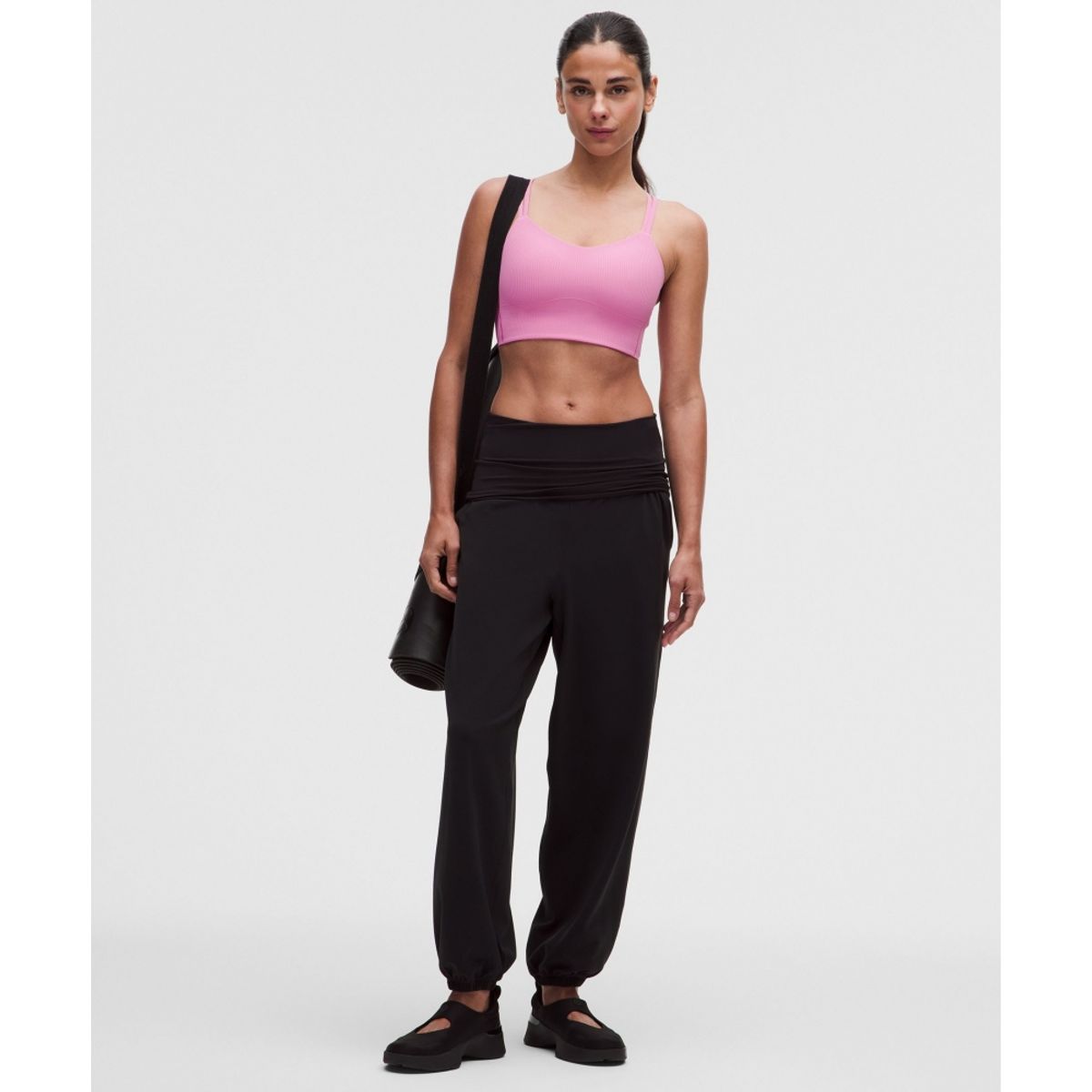 룰루레몬(LULULEMON) 라이크 어 클라우드 리브드 롱라인 브라 *라이트 서포트, B C컵