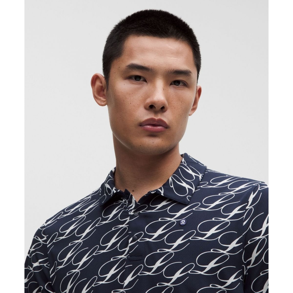 룰루레몬(LULULEMON) 로고 스포츠 폴로 숏슬리브  CMVT