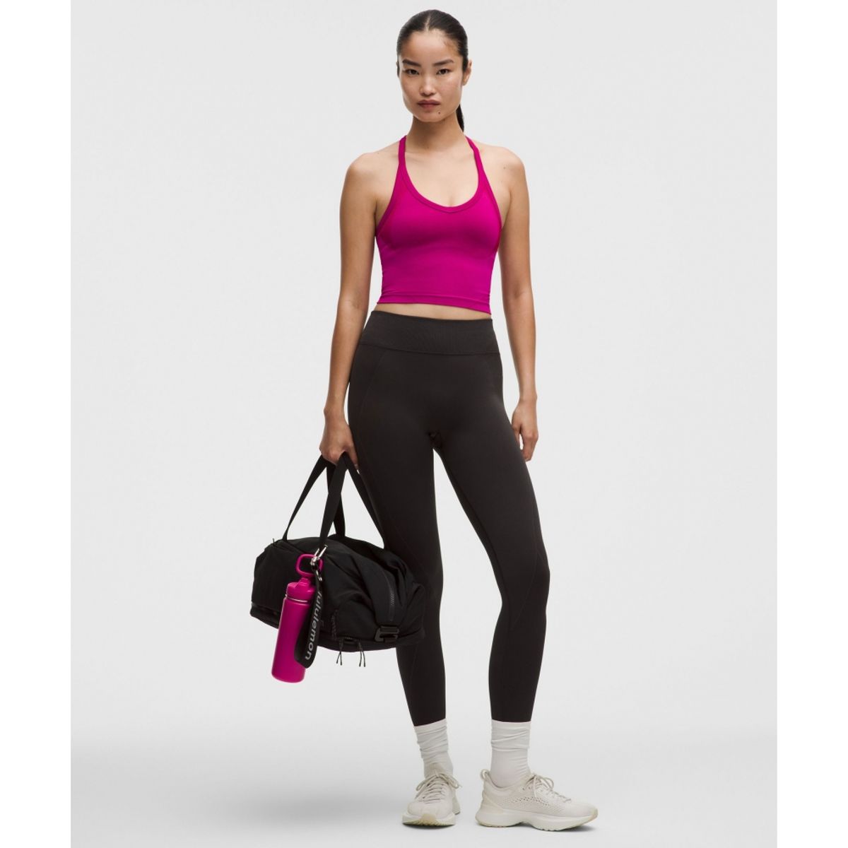 룰루레몬(LULULEMON) 겟 로우 크로스백 트레이닝 탱크탑 *라이트 서포트, B C컵