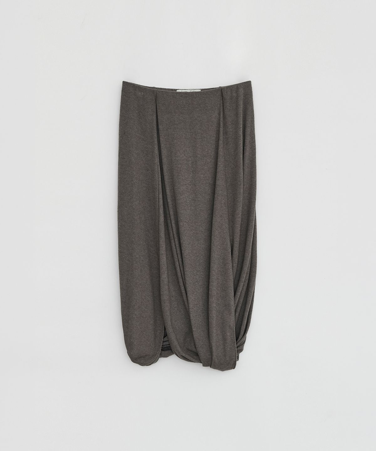 로우타이드(LOW TIDE) TWO WAY DRAPE SKIRT [GREY]