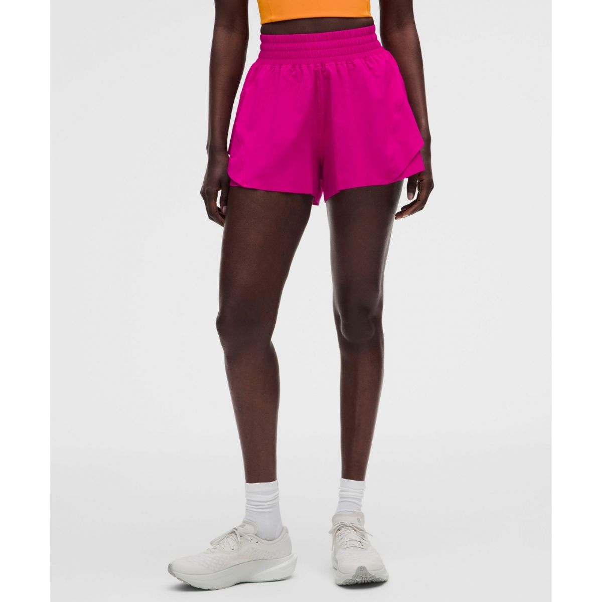 룰루레몬(LULULEMON) 셰이크 잇 아웃 하이라이즈 러닝 쇼츠 2.5inch  PFRE
