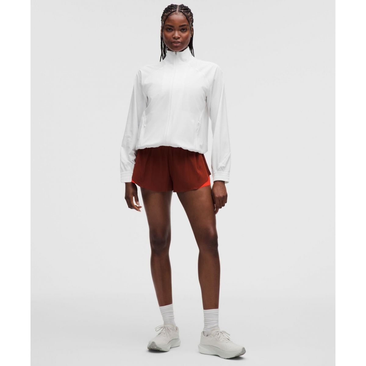 룰루레몬(LULULEMON) 어댑티드 스테이트 트랙 재킷  WHT
