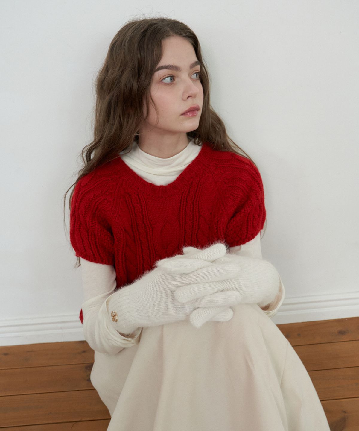 플로브(FLOVE) WINTER COZY LAYERED KNIT_D/RD