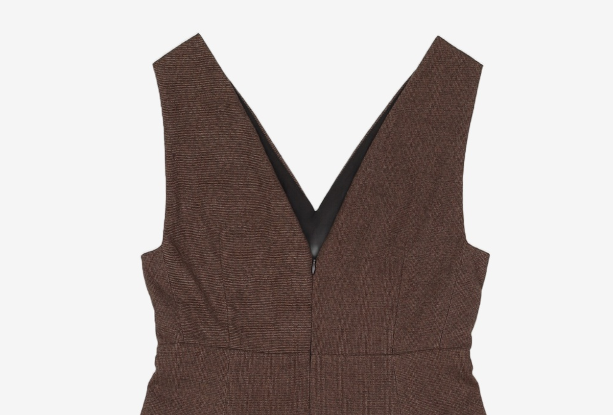 미쏘(MIXXO) 브이넥 레이어드 원피스_MIWOWDV01B S