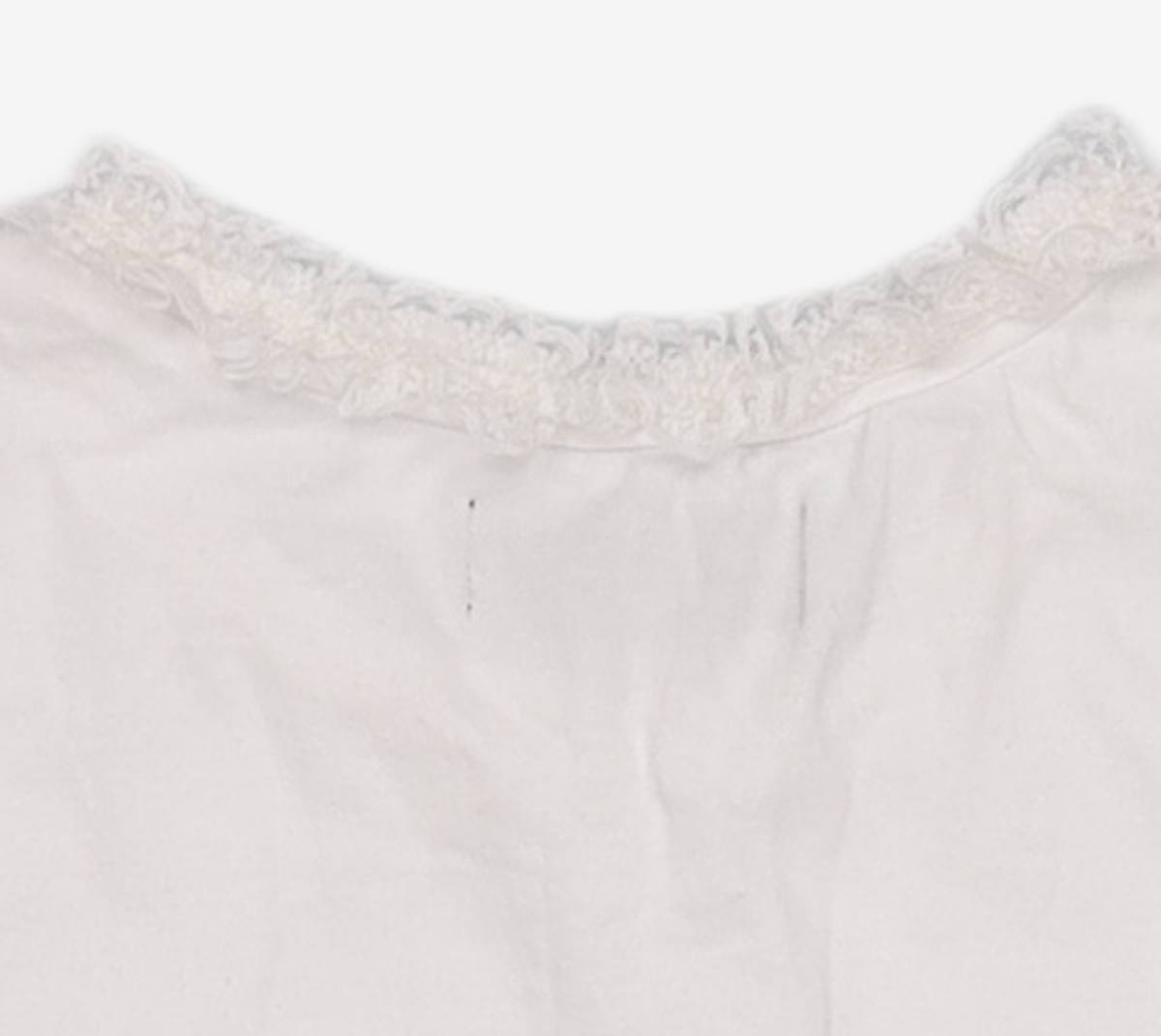 유희(YOUHEE) LACE LETTERING BABY T-SHIRTS WHITE FREE