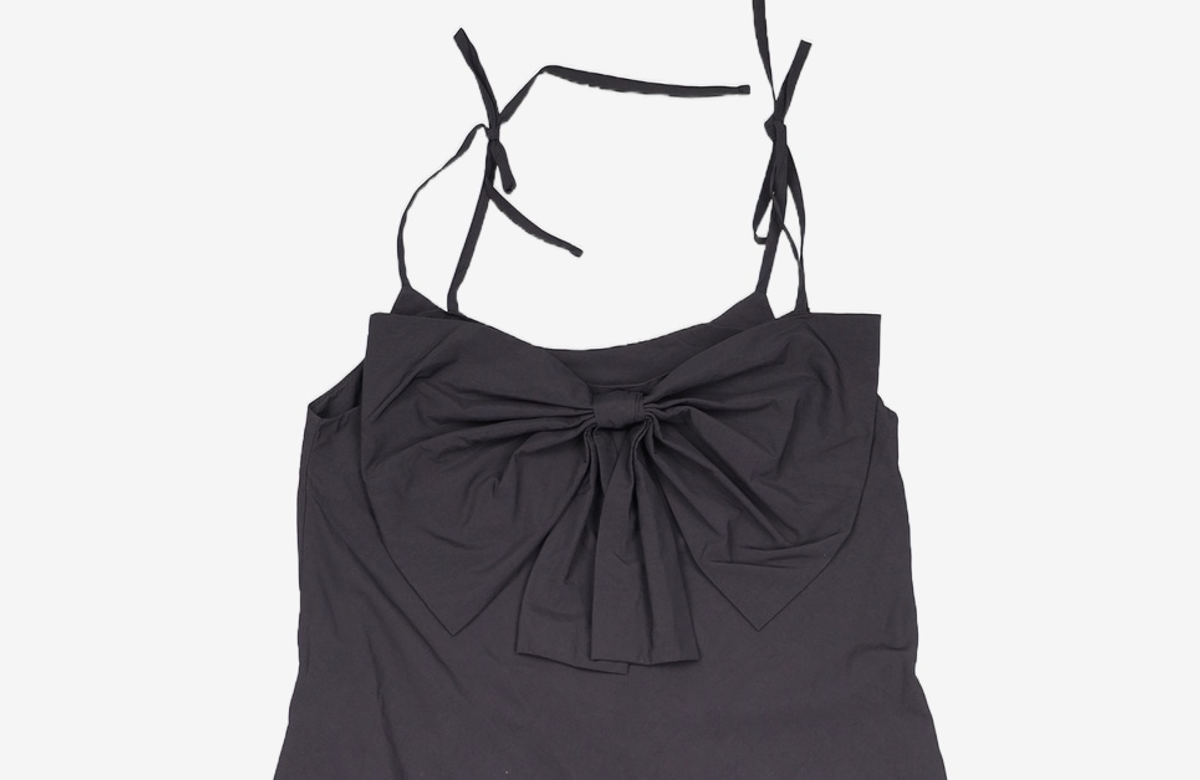 로액슈얼(LO AXUAL) NYLON REVERSE LONG SKIRT_BLACK FREE