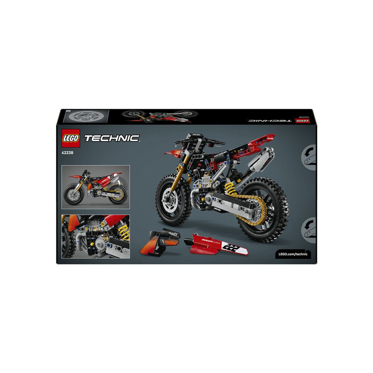 레고(LEGO) 레고 테크닉 42238 Ducati Desmo450 MX Factory 모터사이클 [레고공식]