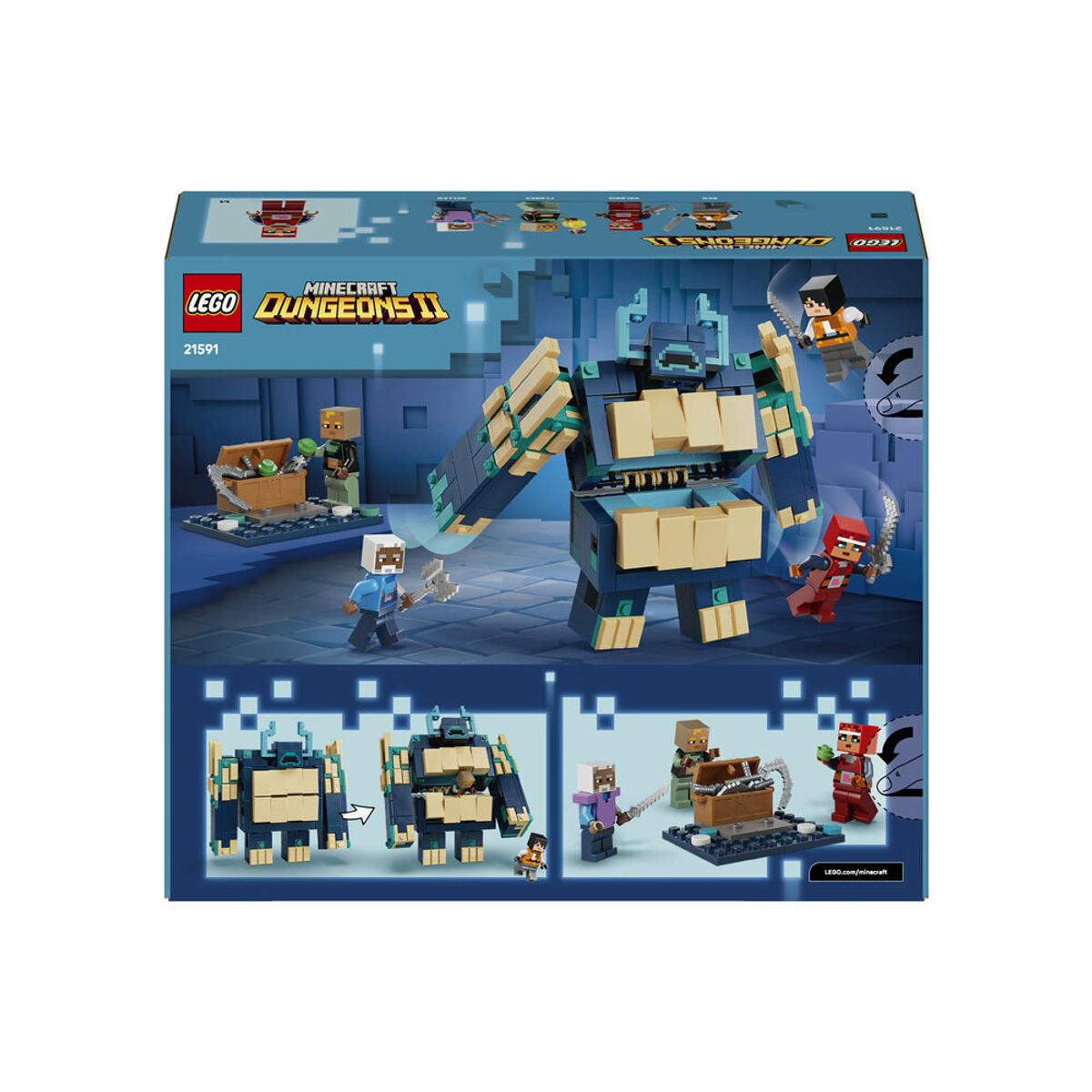 레고(LEGO) 레고 마인크래프트 21591 뒤틀린 워든 전투 [레고공식]