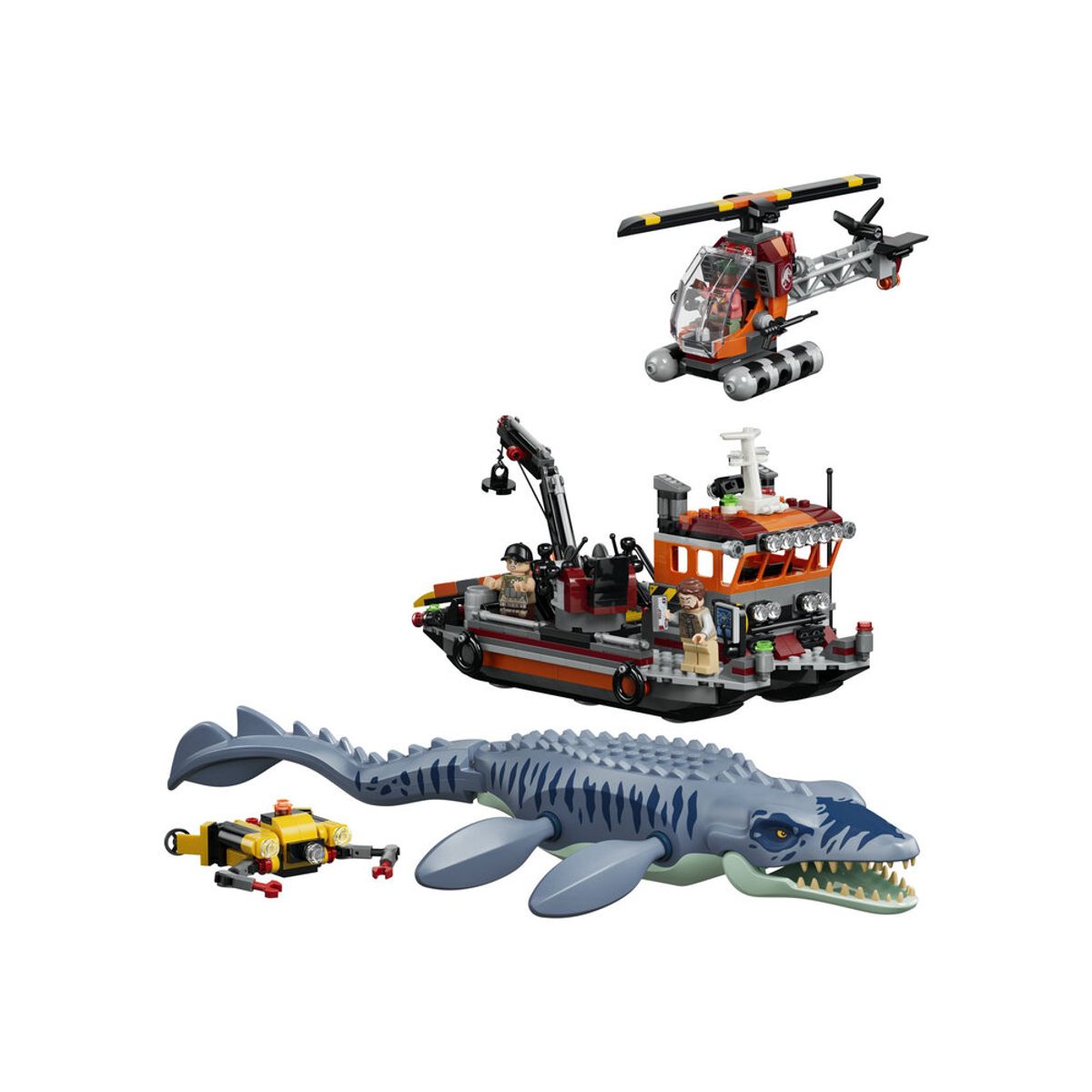 레고(LEGO) 레고 쥬라기월드 77983 모사사우루스 공룡 보트 공격 [레고공식]