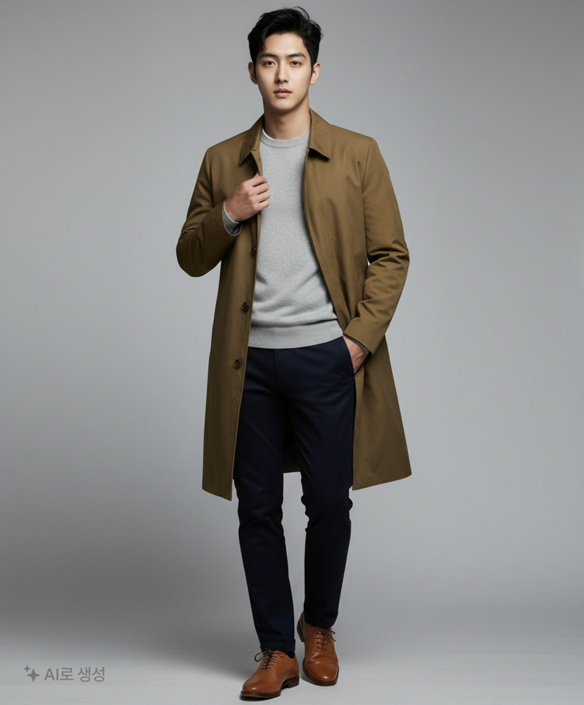 이지오(EZIO) 봄 가을 코트 100