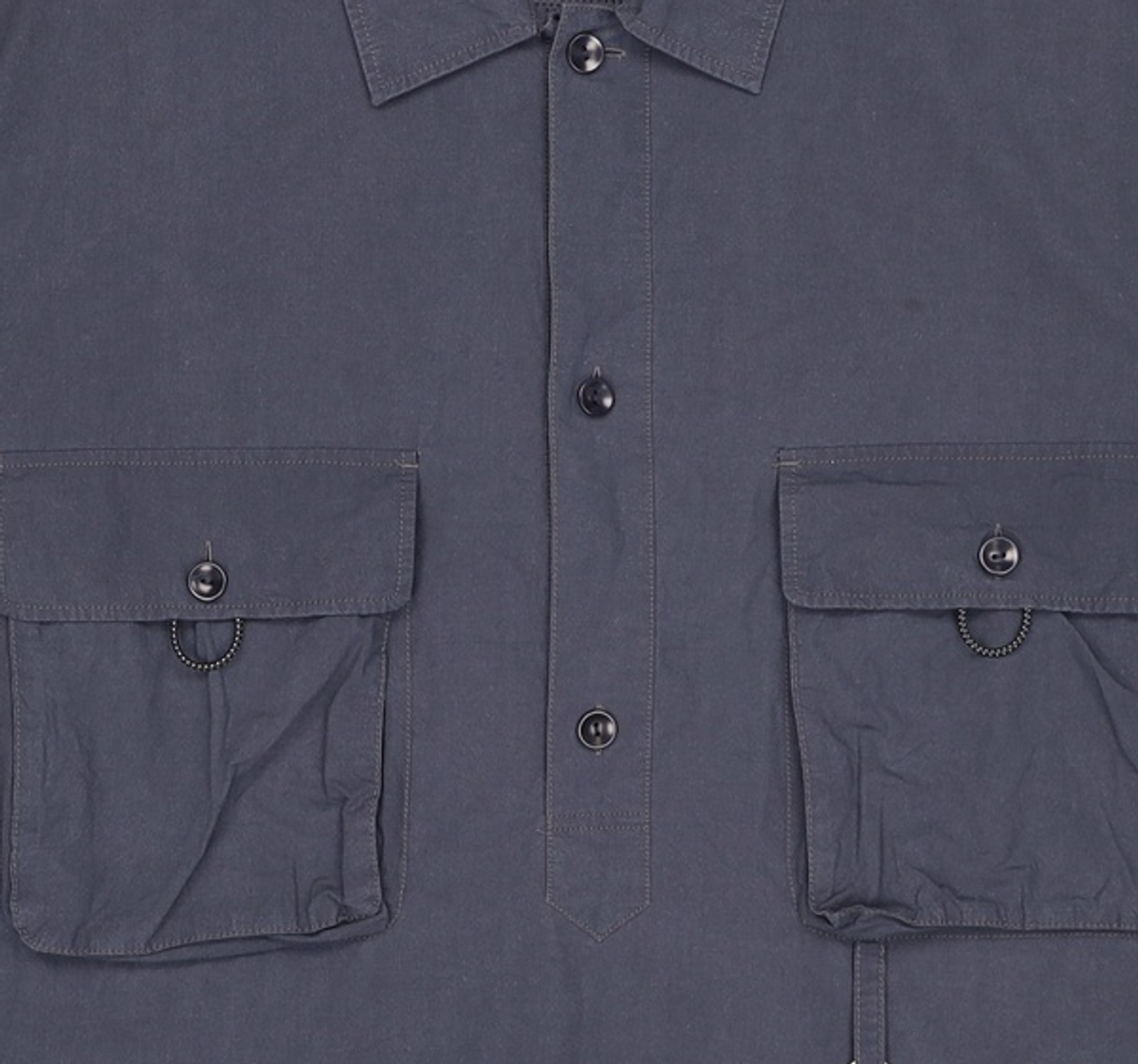 헨리코튼(HENRY COTTONS) [Fly Fishing Club] Short sleeve Fisherman shirt_AZSAM24210NYD 105
