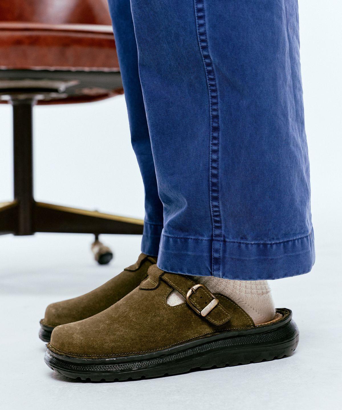 예루살렘 샌들(JERUSALEM SANDALS) 3003 SAWYER SUEDE-KHAKI (소여 스웨이드)