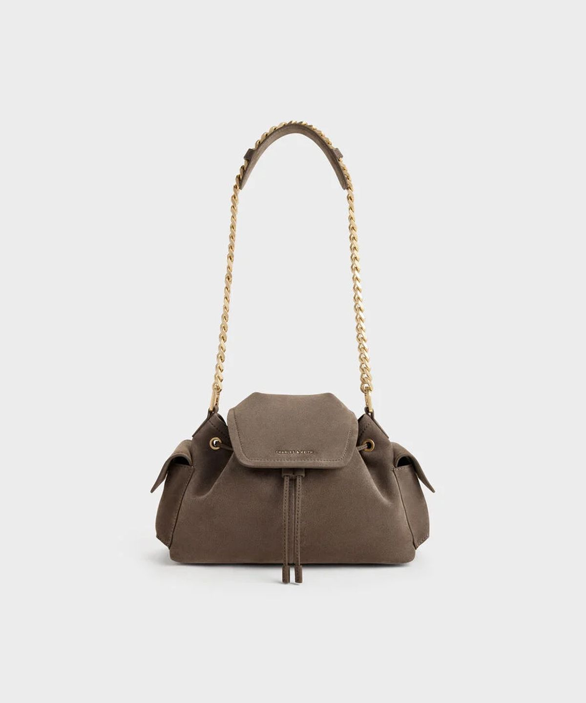 찰스앤키스(CHARLES & KEITH) 노앤 사이드 포켓 버킷백 CK2-10160273-1