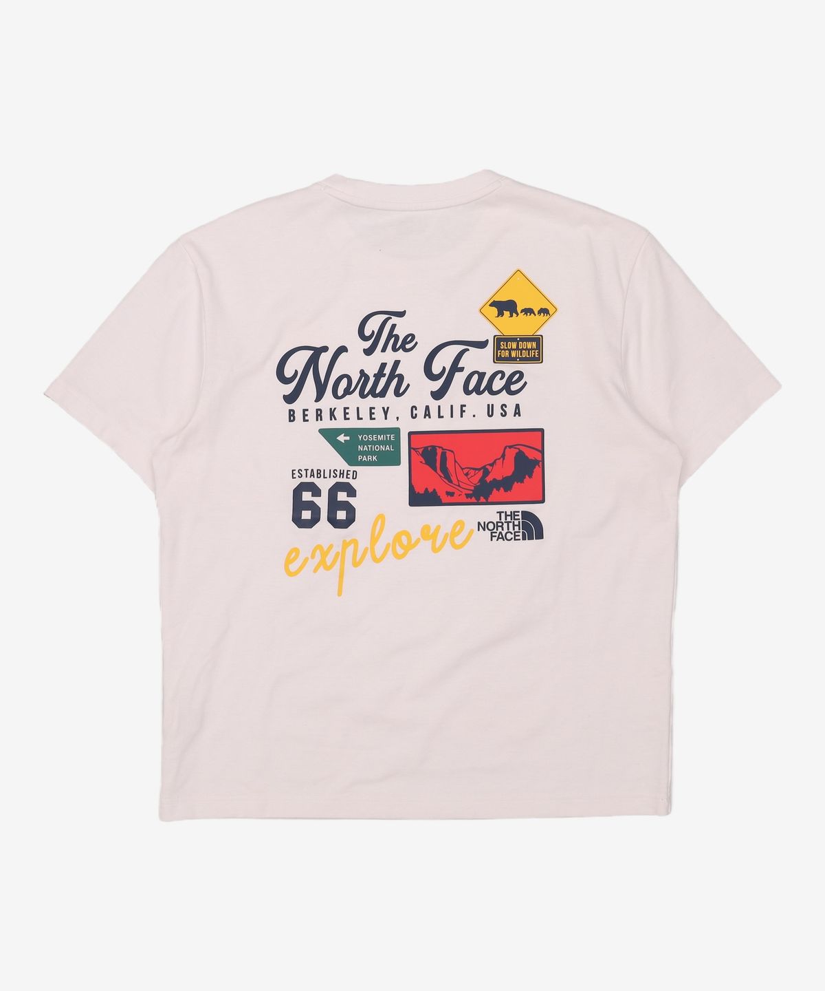 노스페이스(THE NORTH FACE) NT7UQ10K 화이트라벨 엠블럼 아카이브 반팔 라운드티 M