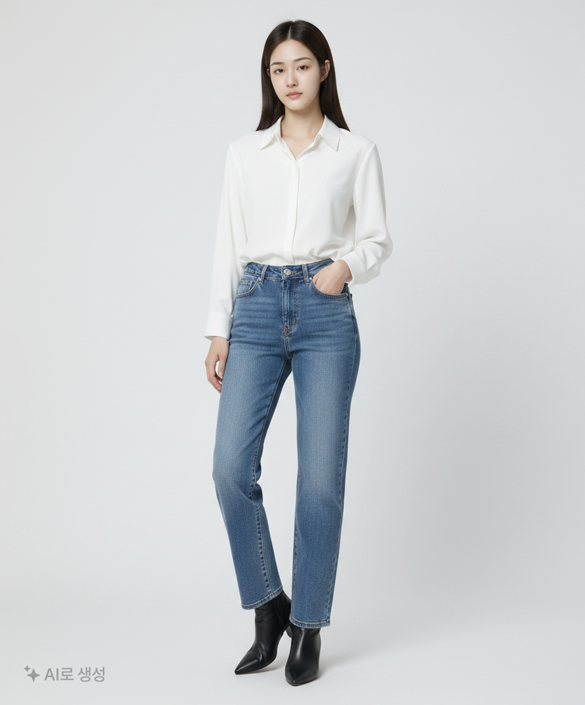 86로드(86ROAD) MID BLUE SEMI WIDE 28