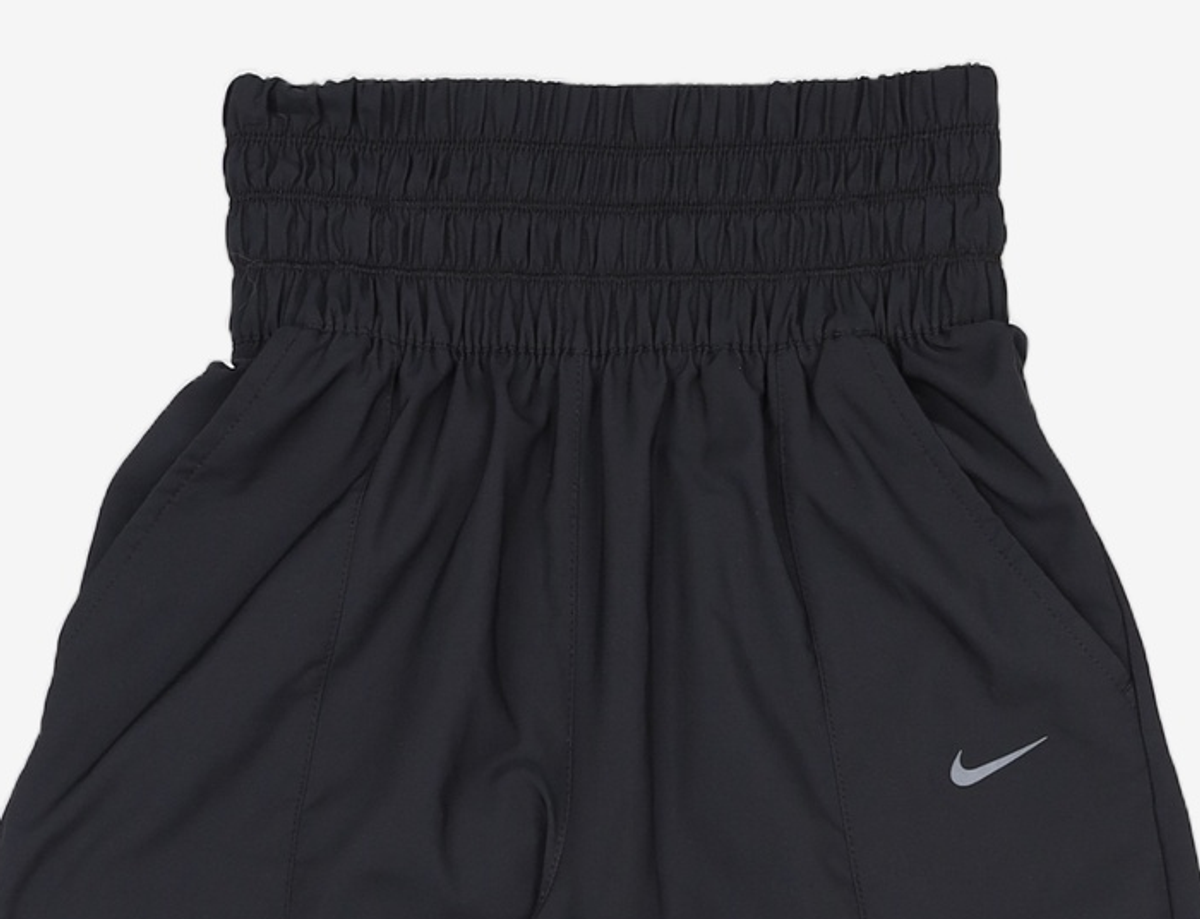 나이키(NIKE) 드라이 핏 원 울트라 하이웨이스트 팬츠 W - 블랙:화이트 / FB5019-010 XXS
