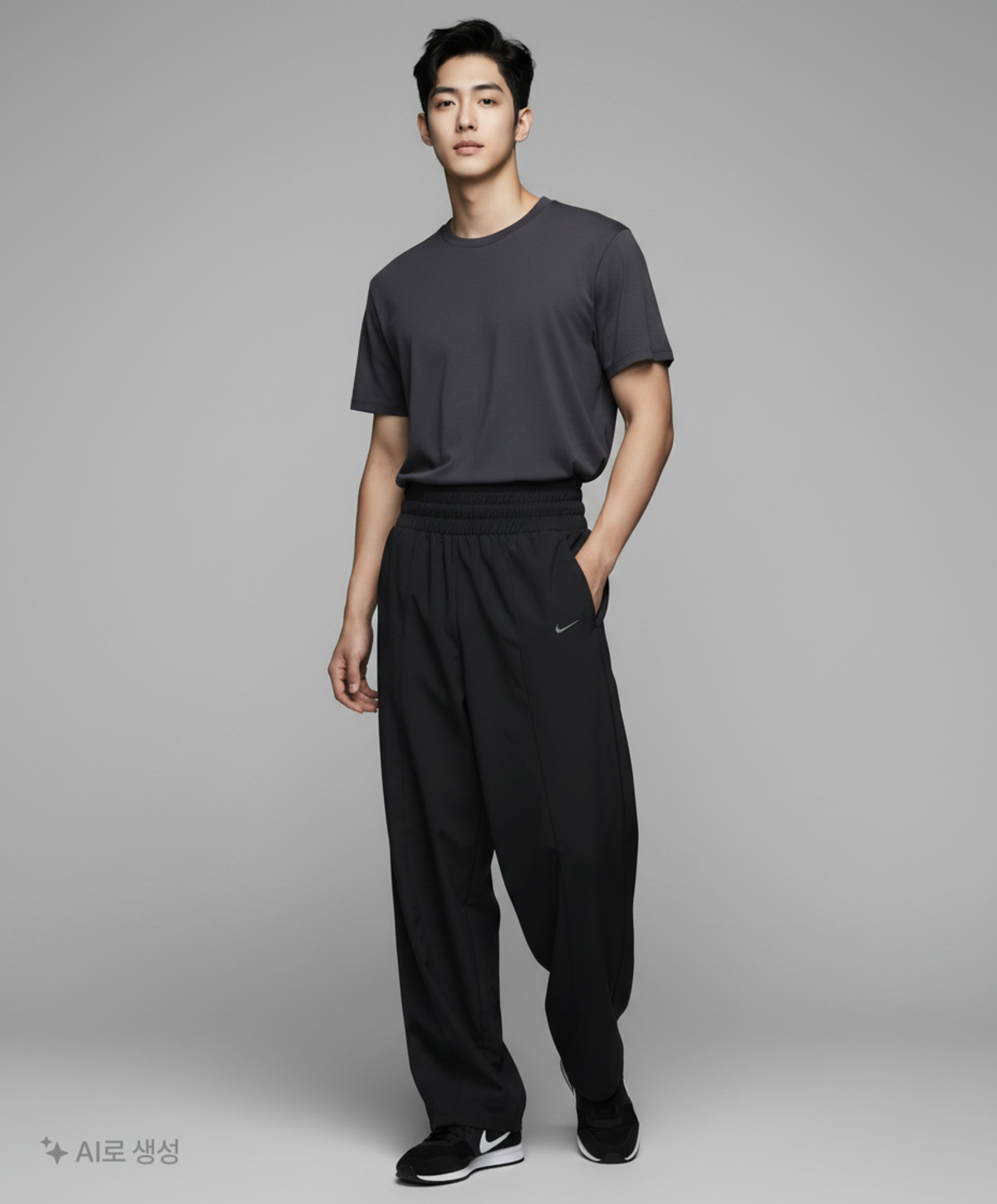 나이키(NIKE) 드라이 핏 원 울트라 하이웨이스트 팬츠 W - 블랙:화이트 / FB5019-010 XXS