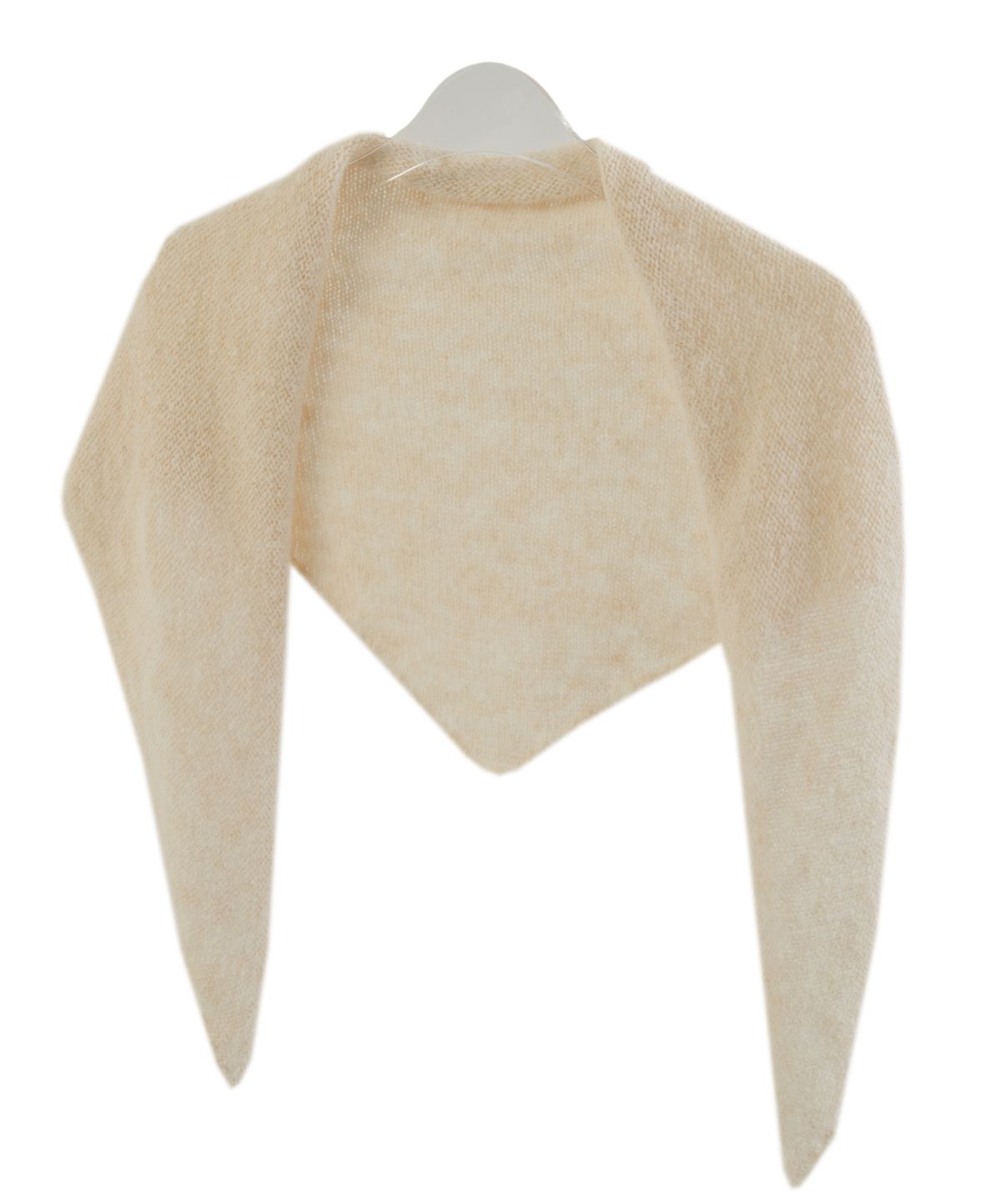 블레티(VLETI) Wool Round Neck knit Muffler Set (Beige)