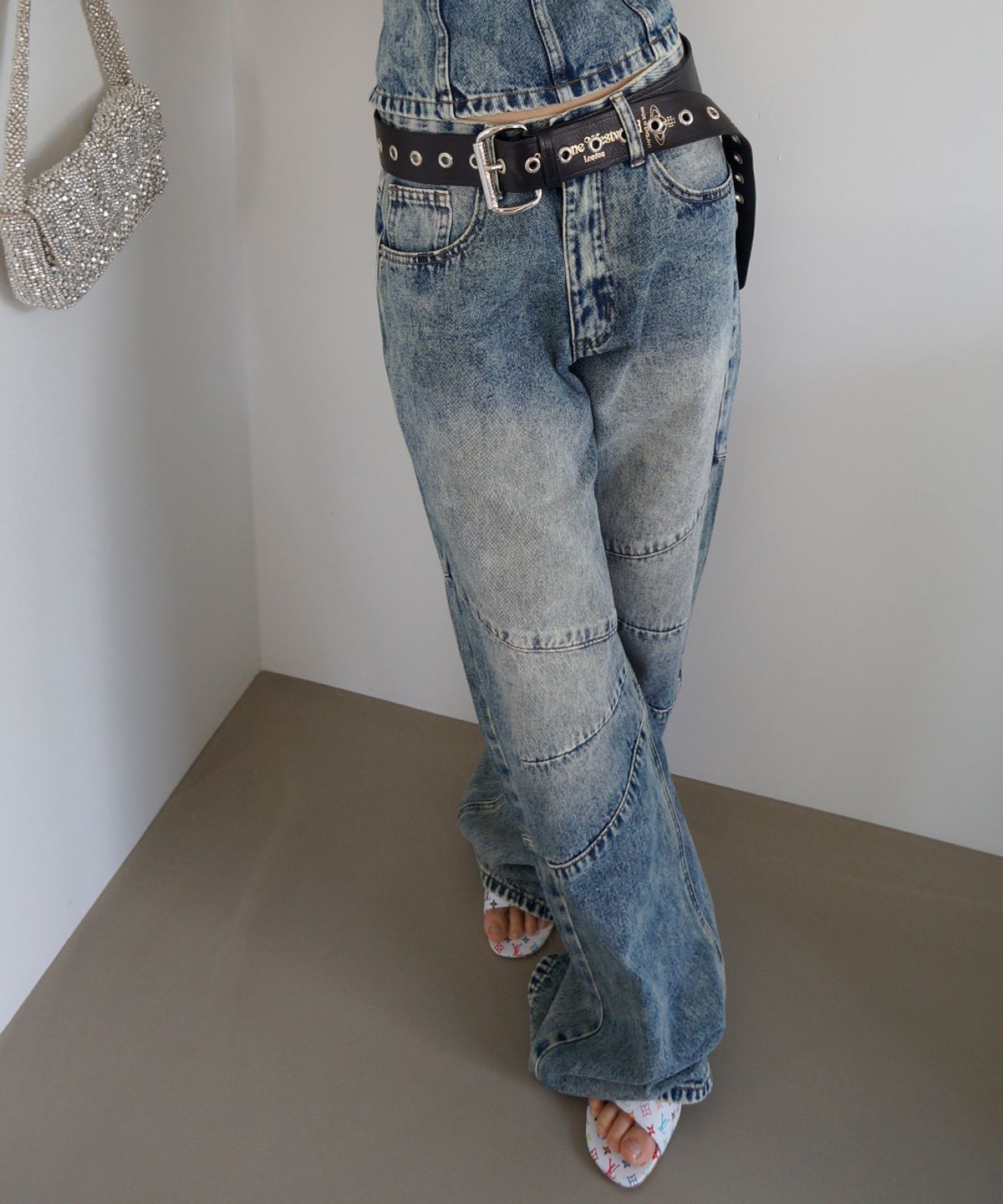 웨이브걸(WAVEGIRL) Natty Denim Pants