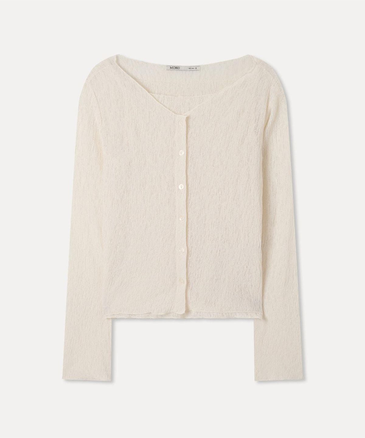 미쏘(MIXXO) 플리츠 셋업 블라우스_MIWBLG912G
