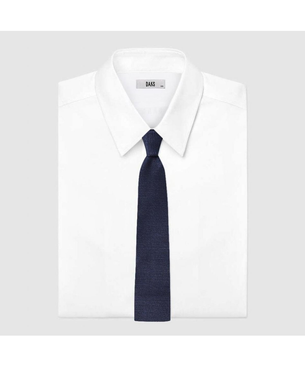 닥스셔츠(DAKS SHIRTS) 실크혼방 솔리드 넥타이 네이비_DMF1ACF1250N1