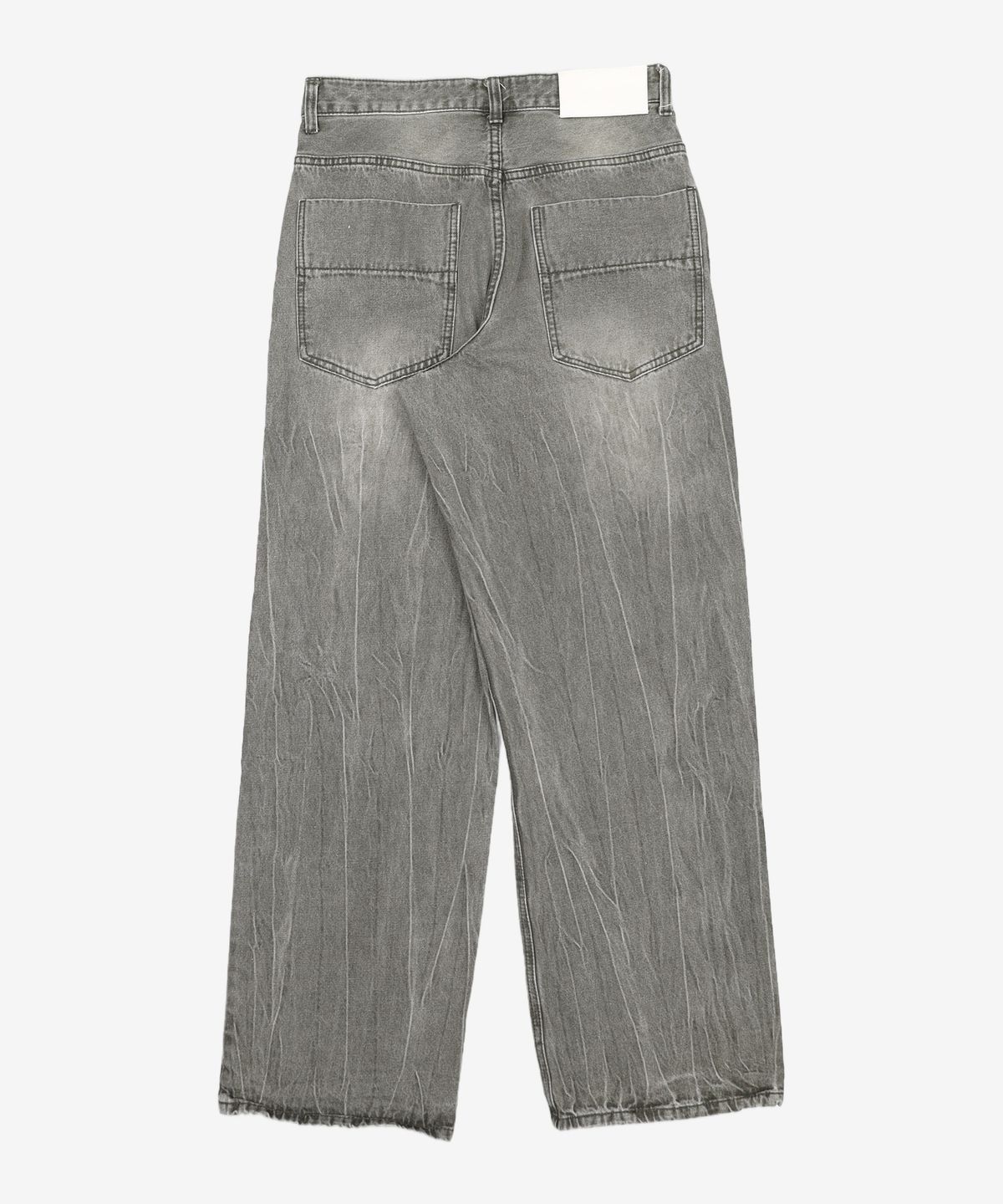 데케트(DECET) Mid Rise Wide Jeans DCPT027AshBlack 28