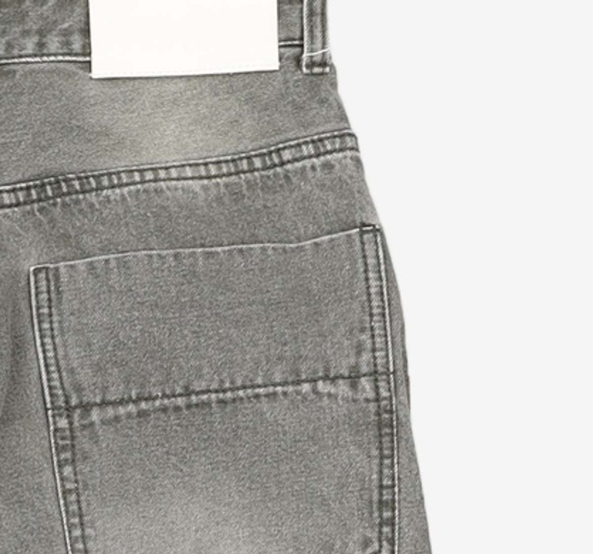 데케트(DECET) Mid Rise Wide Jeans DCPT027AshBlack 28