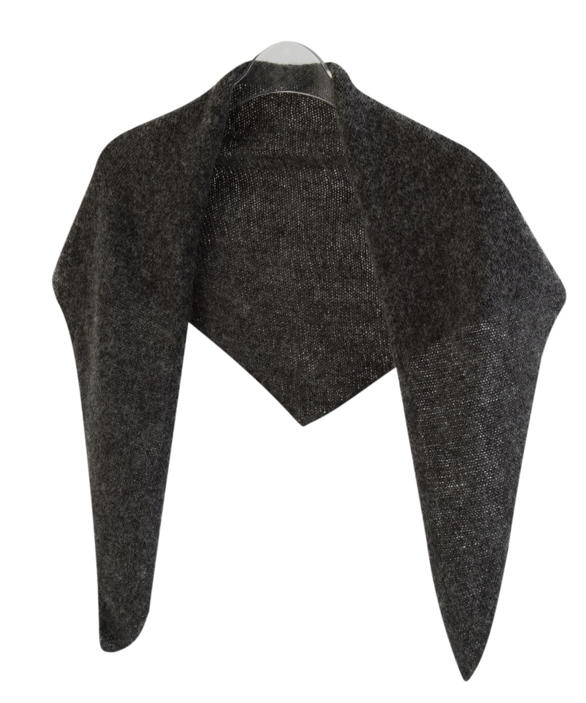 블레티(VLETI) Wool Round Neck knit Muffler Set (Charcoal)