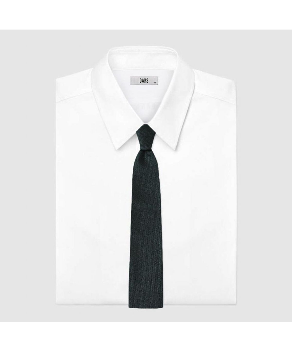 닥스셔츠(DAKS SHIRTS) 실크혼방 솔리드 넥타이 그린_DMF1ACF1285E1