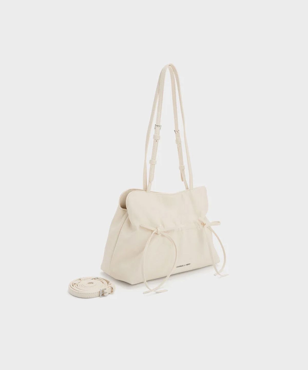 찰스앤키스(CHARLES & KEITH) 리스 셔링 보우 숄더백 2colors CK2-20151672