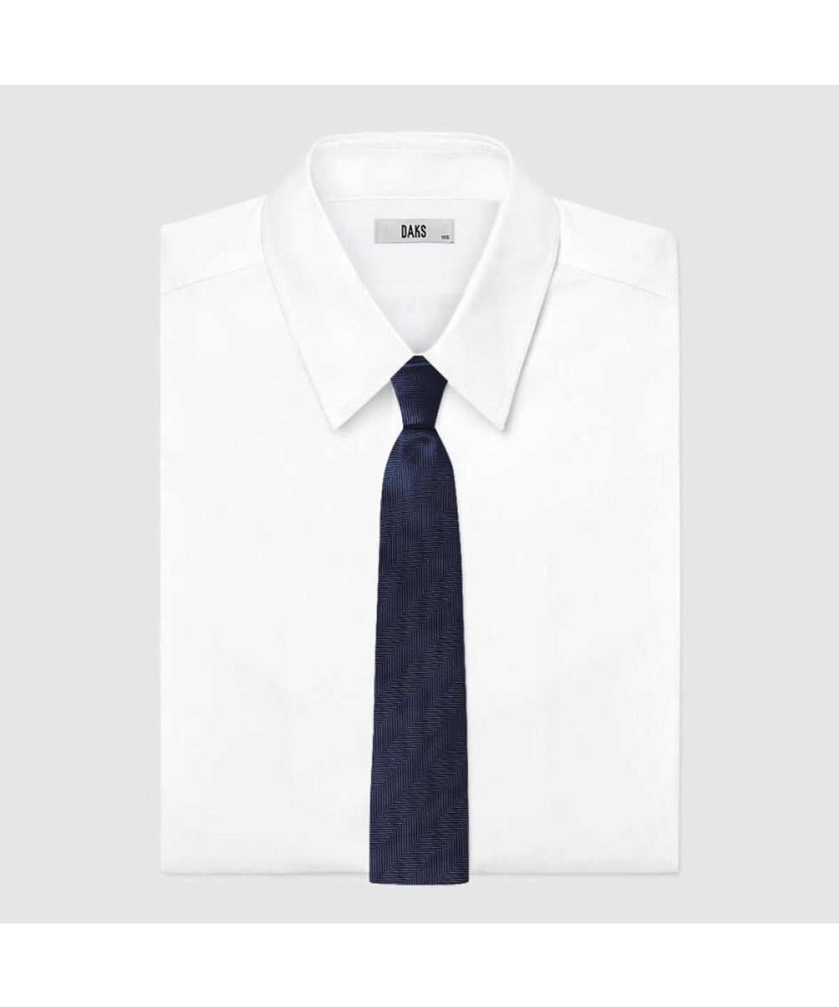 닥스셔츠(DAKS SHIRTS) 실크100 프린트 넥타이 네이비_DMF1ACF1009N1
