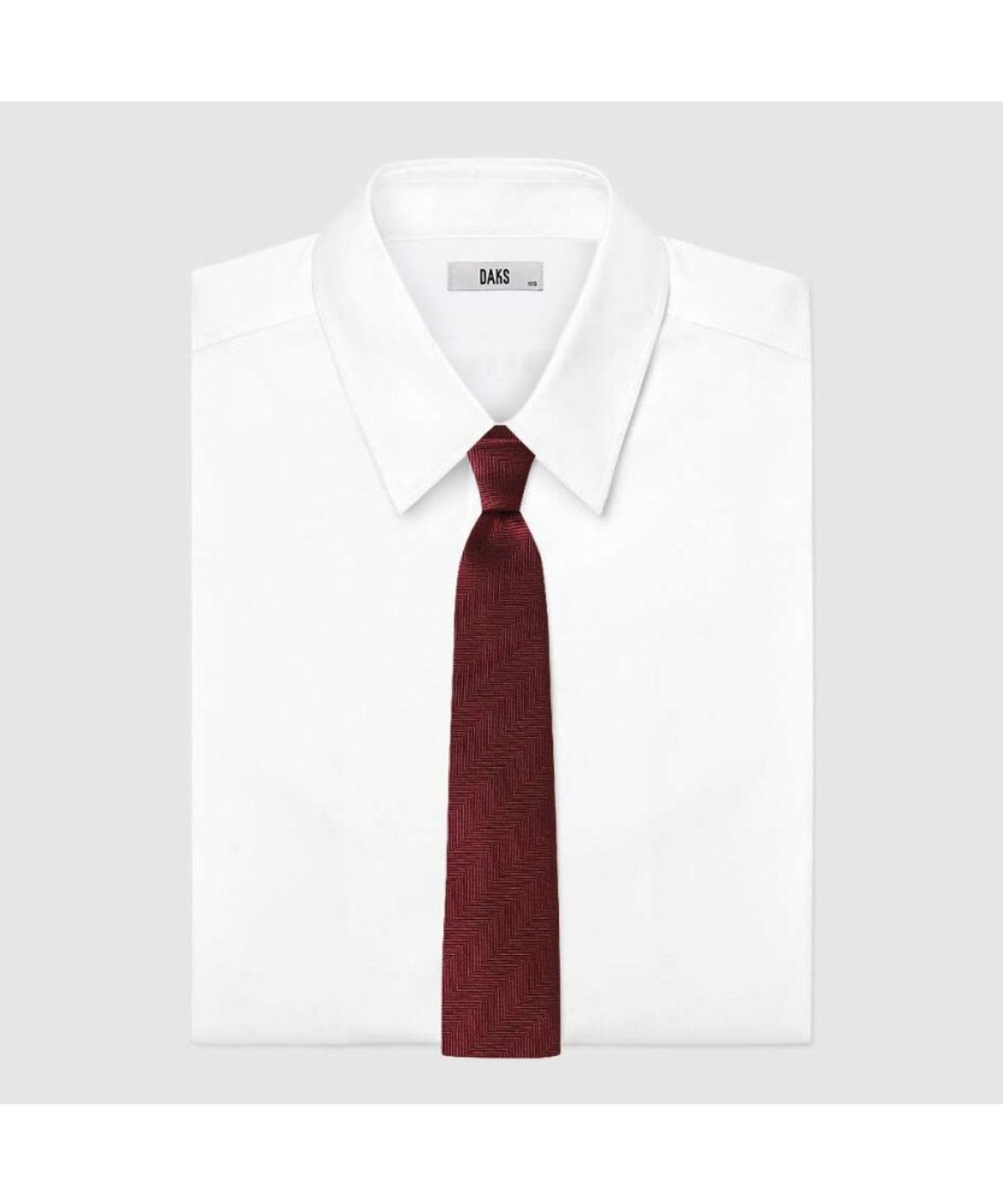 닥스셔츠(DAKS SHIRTS) 실크100 프린트 넥타이 레드_DMF1ACF1009R2