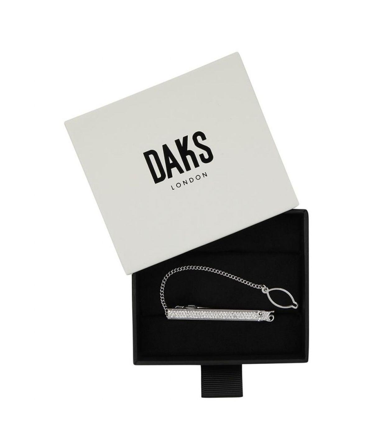 닥스셔츠(DAKS SHIRTS) 신주 백금도금 올큐빅 타이핀 실버_DMF1ACTP320S1