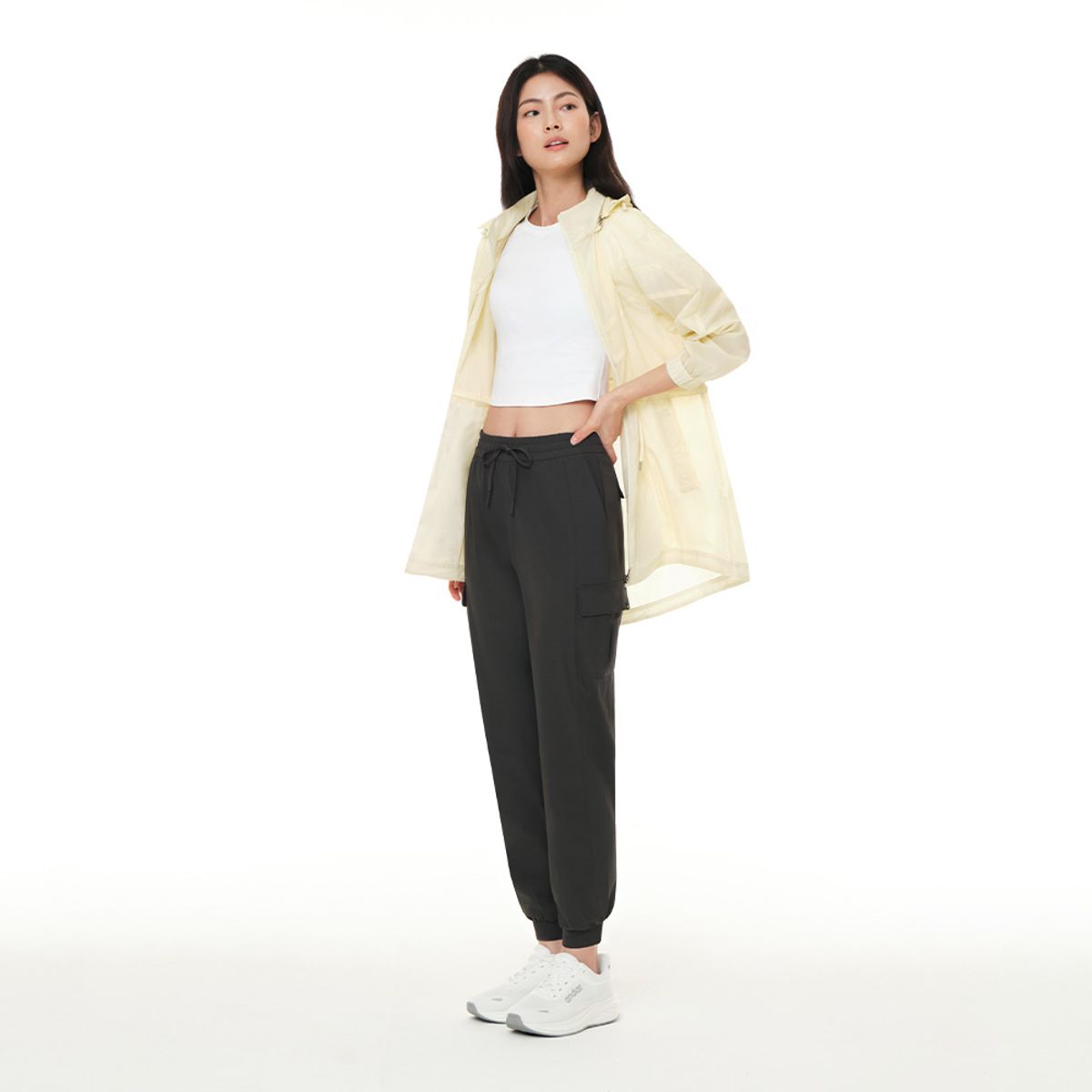 안다르(ANDAR) 아이스무스 카고 조거팬츠 (숏)