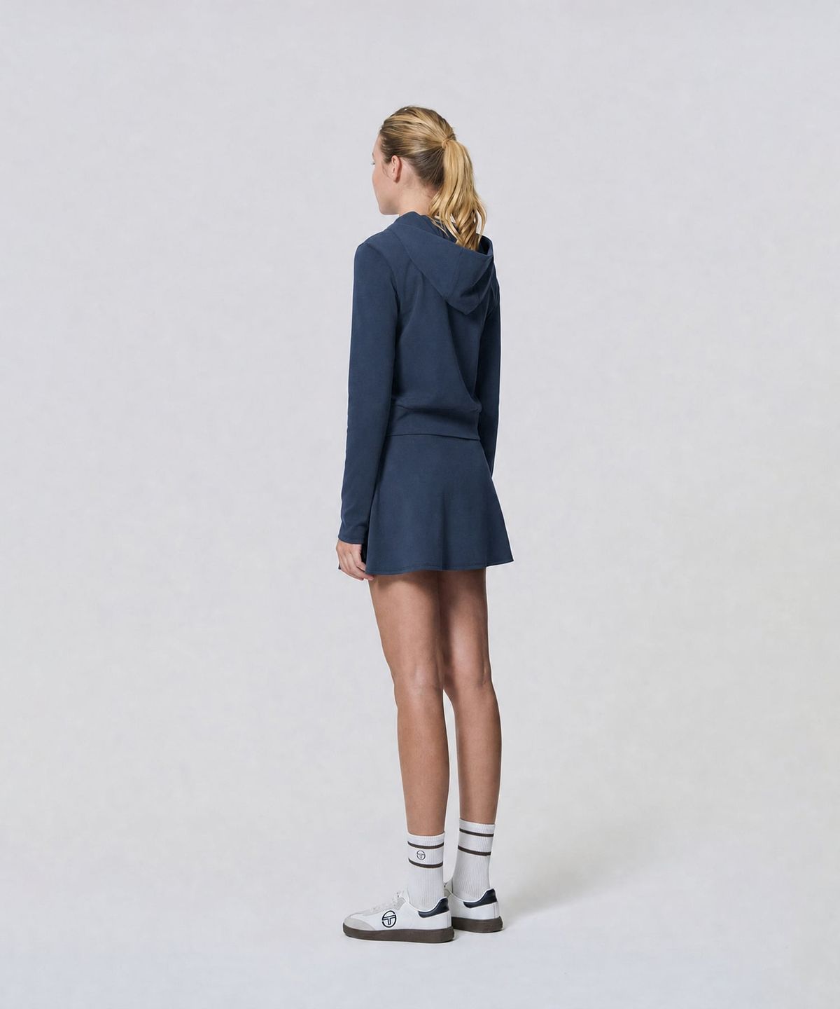 세르지오 타키니(SERGIO TACCHINI) W 액티브 슬림 후드집업 (Navy)