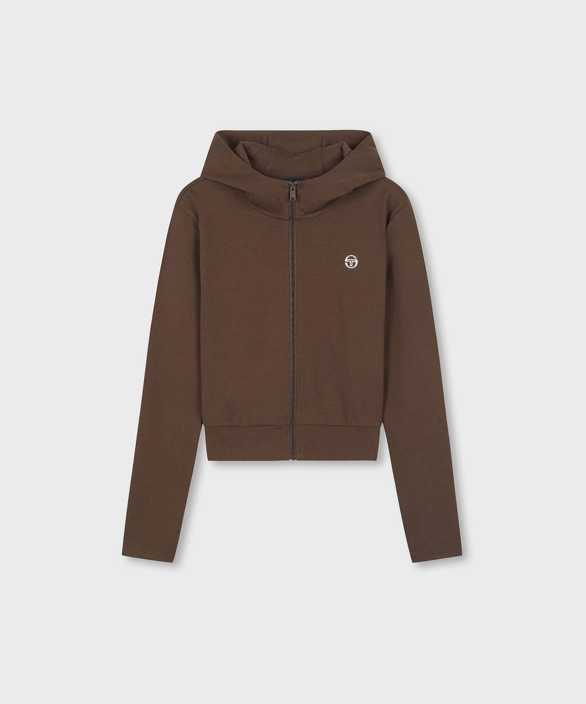 세르지오 타키니(SERGIO TACCHINI) W 액티브 슬림 후드집업 (D.Brown)