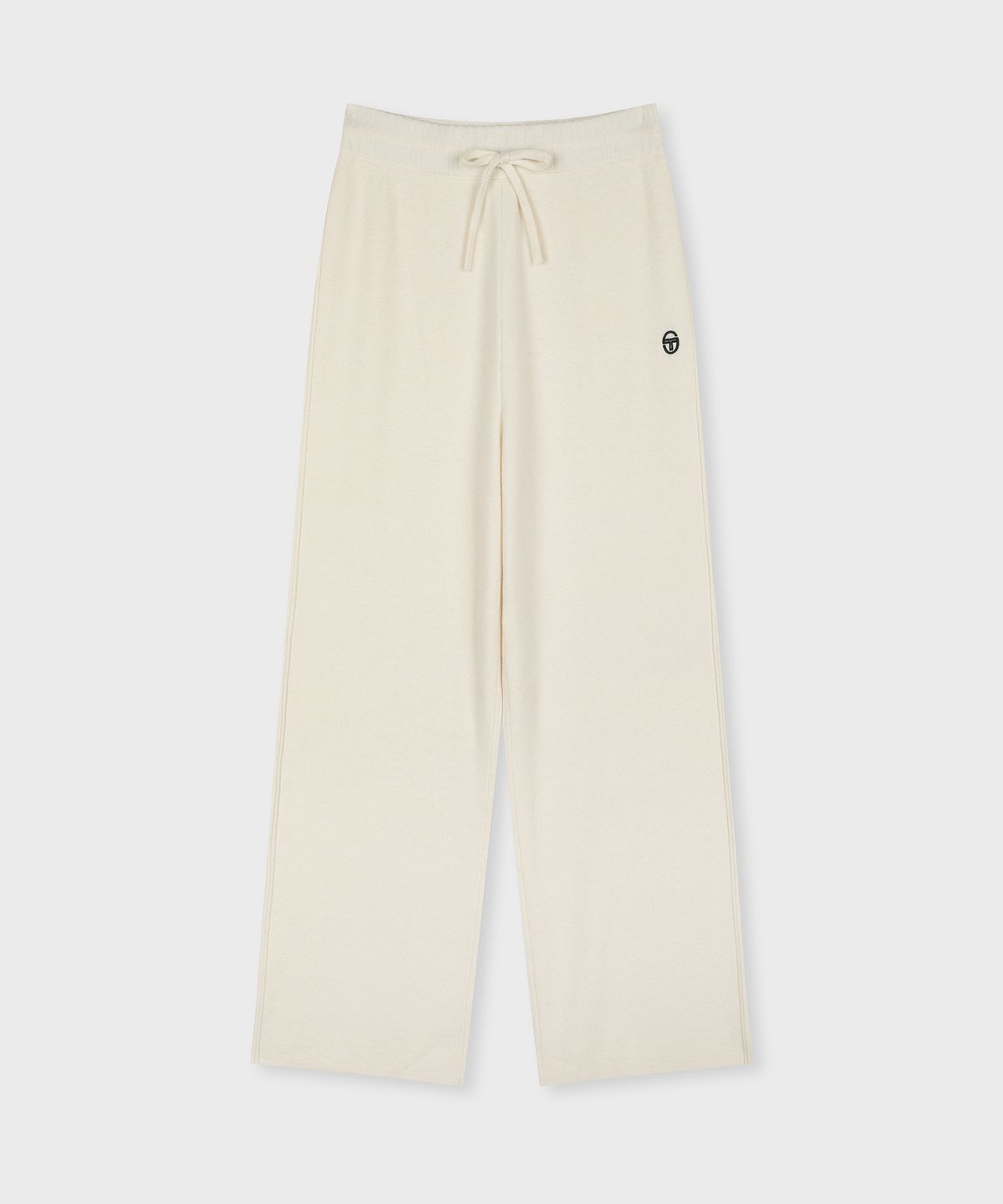 세르지오 타키니(SERGIO TACCHINI) W 울캐시 니트 와이드핏 팬츠 (Ivory)