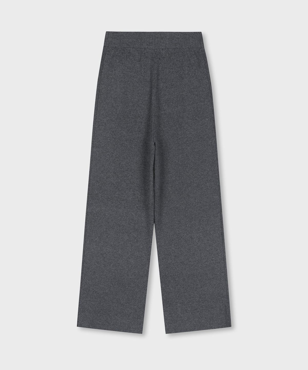 세르지오 타키니(SERGIO TACCHINI) W 울캐시 니트 와이드핏 팬츠 (D.Charcoal Grey)