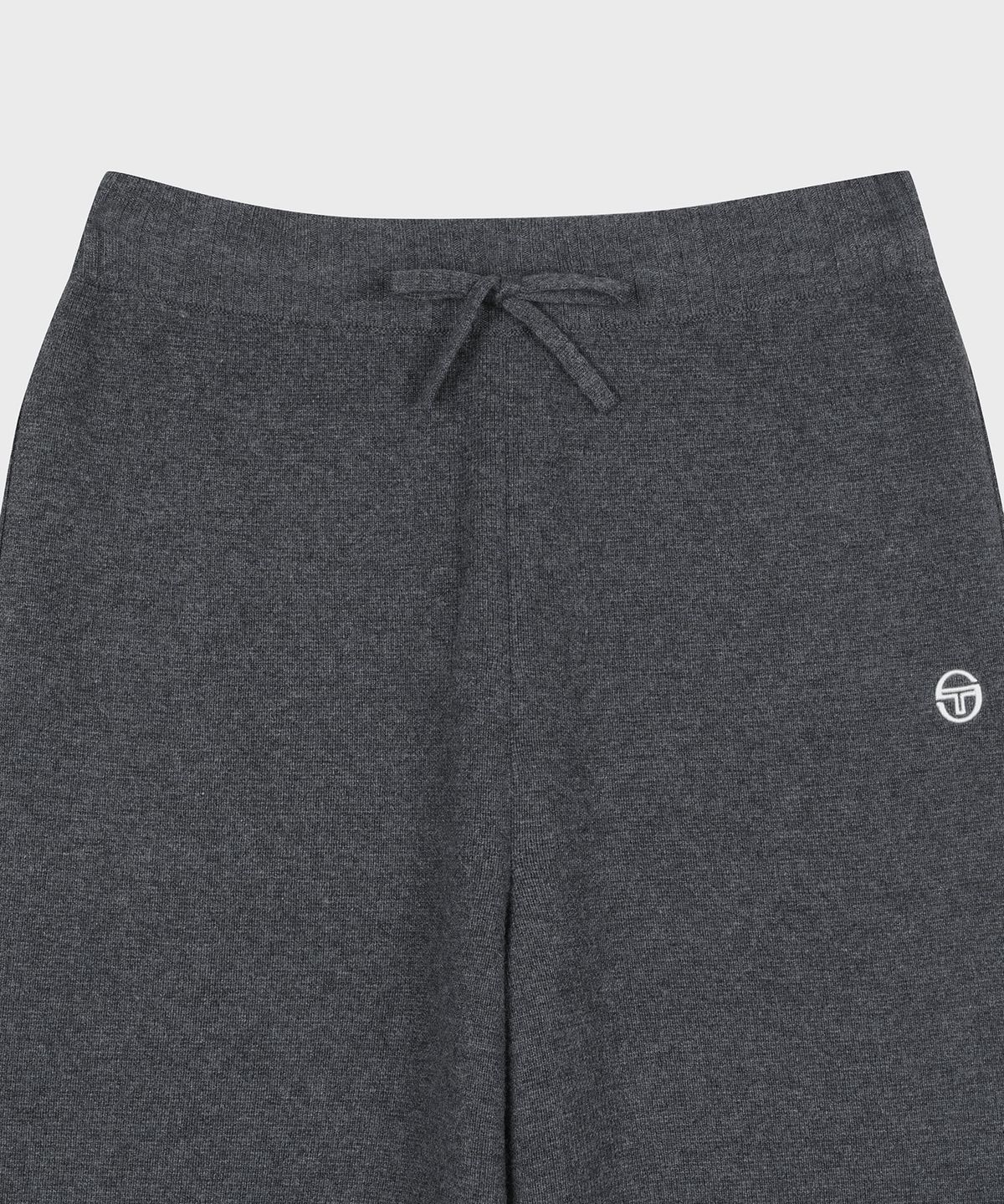세르지오 타키니(SERGIO TACCHINI) W 울캐시 니트 와이드핏 팬츠 (D.Charcoal Grey)