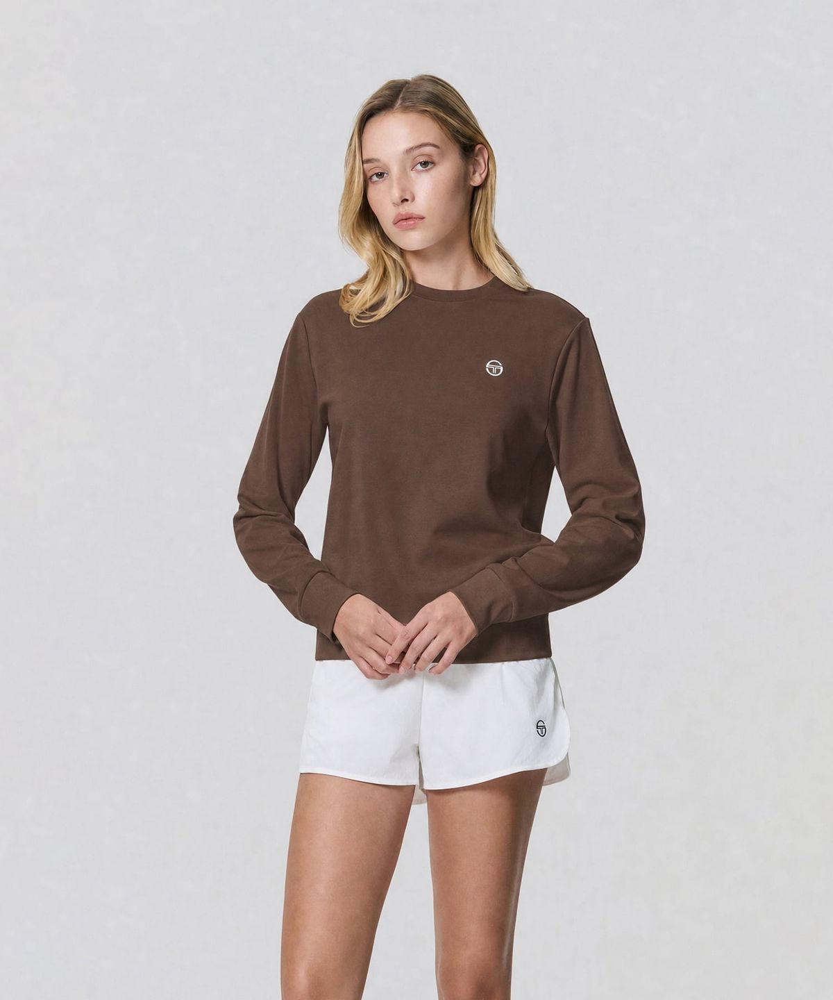 세르지오 타키니(SERGIO TACCHINI) U 액티브 크루넥 맨투맨 (D.Brown)
