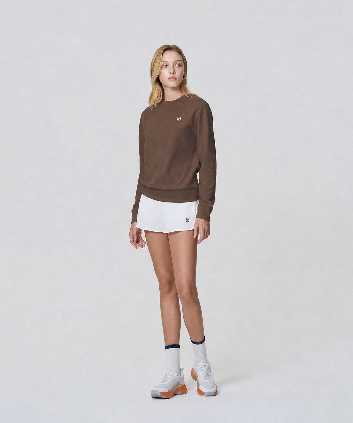 세르지오 타키니(SERGIO TACCHINI) U 액티브 크루넥 맨투맨 (D.Brown)