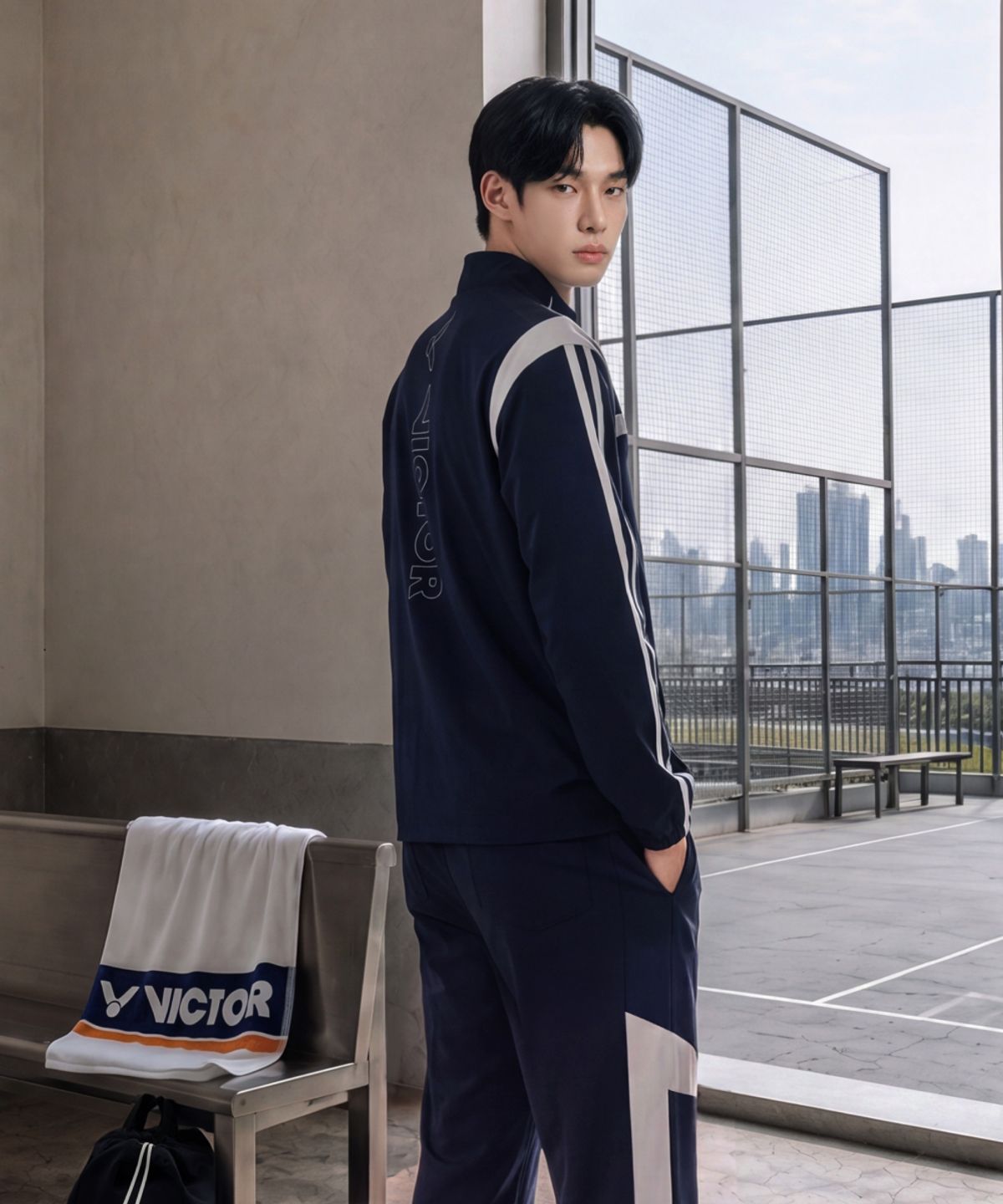 빅터(VICTOR) CURVE OCEAN 공용 하이넥 아노락 (VTC6CAN003U)