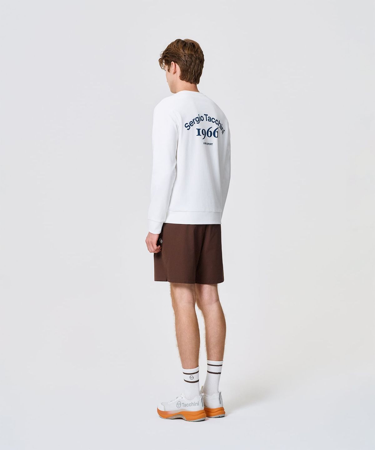 세르지오 타키니(SERGIO TACCHINI) U 액티브 크루넥 맨투맨 (White)