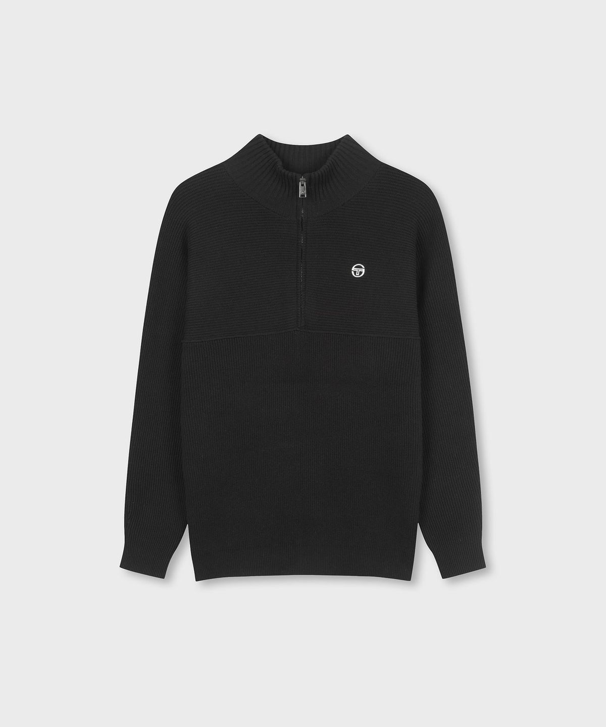 세르지오 타키니(SERGIO TACCHINI) M 하프집 스웨터 (Black)