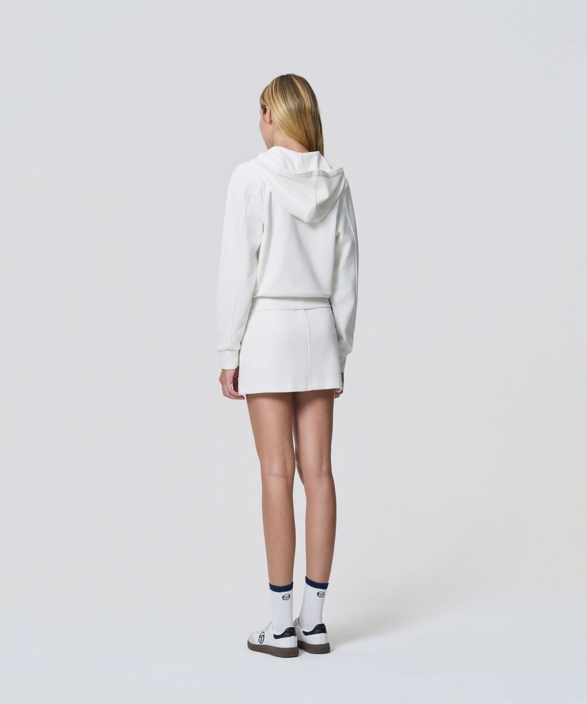 세르지오 타키니(SERGIO TACCHINI) W 버터쭈리 스커트 (Ivory)