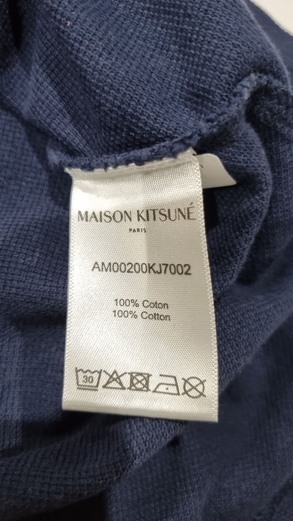 메종 키츠네(MAISON KITSUNE) 피케/카라 티셔츠 S