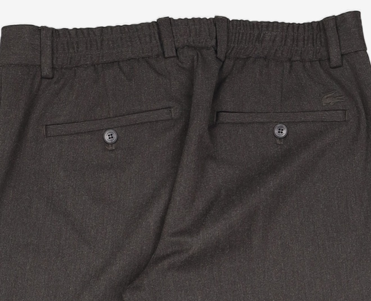 라코스테(LACOSTE) 남성 테이퍼드핏 밴딩 슬랙스 HH445E-51NR 031 42