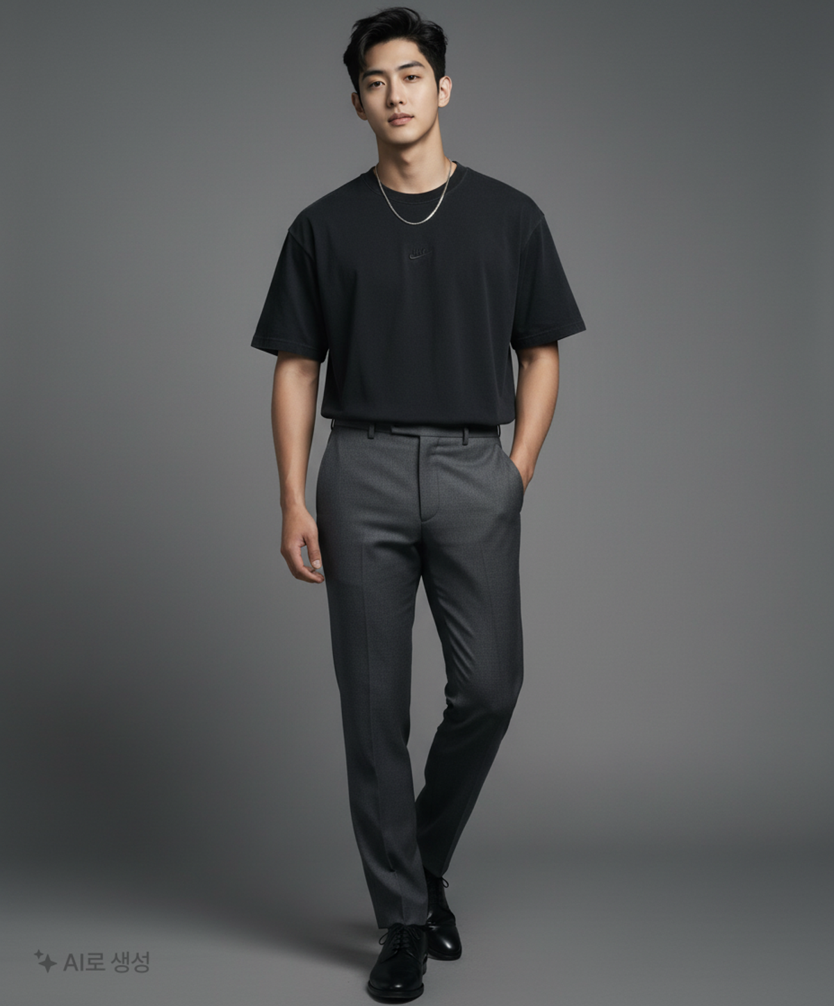 나이키(NIKE) 스포츠웨어 오버사이즈 티셔츠 M - 블랙 / FB9767-010 L
