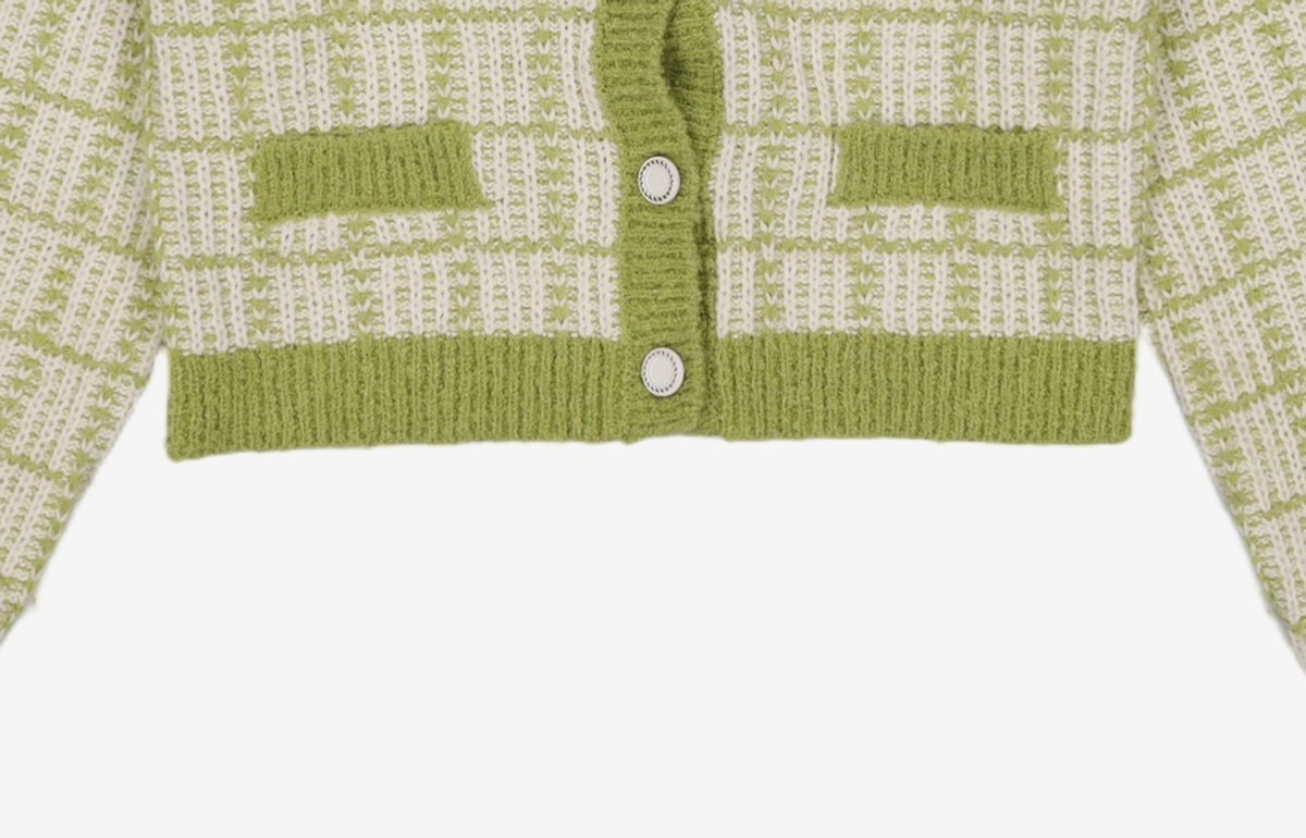 미쏘(MIXXO) 트위드 가디건 MIWCKCV12T S